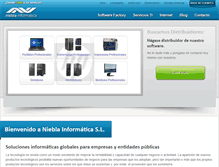 Tablet Screenshot of niebla.com